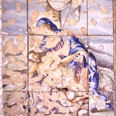 Ceramic panel of Our Lady of Sorrows