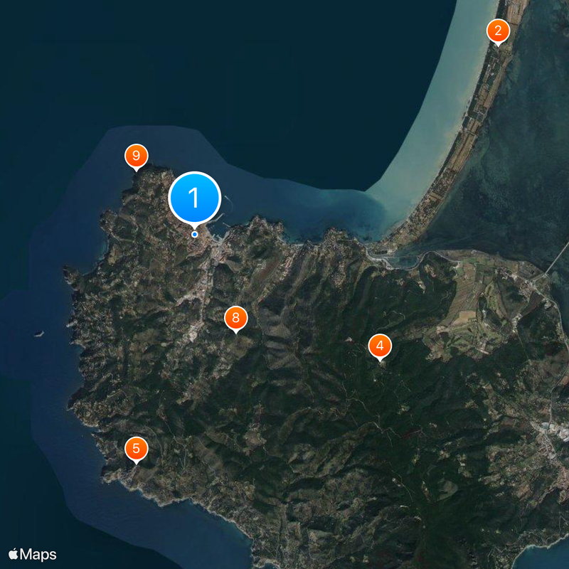 Porto Santo Stefano Mapa