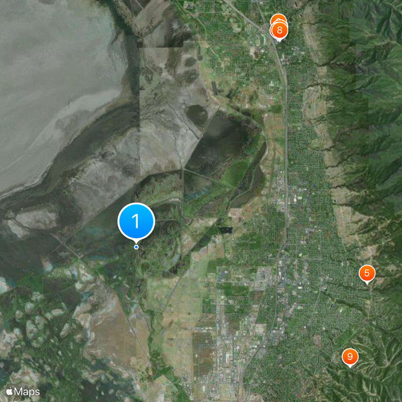Jordan River Map