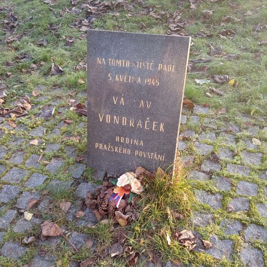 Memorial to Václav Vondráček