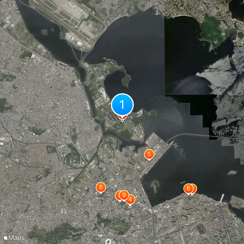 Universidad Federal de Río de Janeiro Mapa