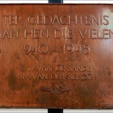 Plaquette in het NS-station