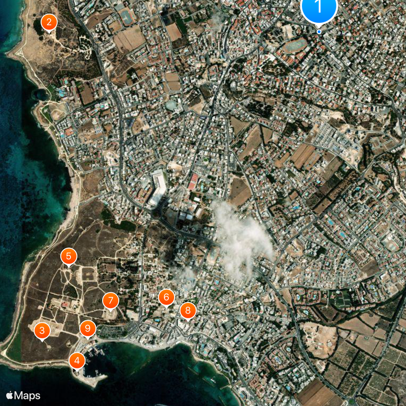 Pafos Mapa
