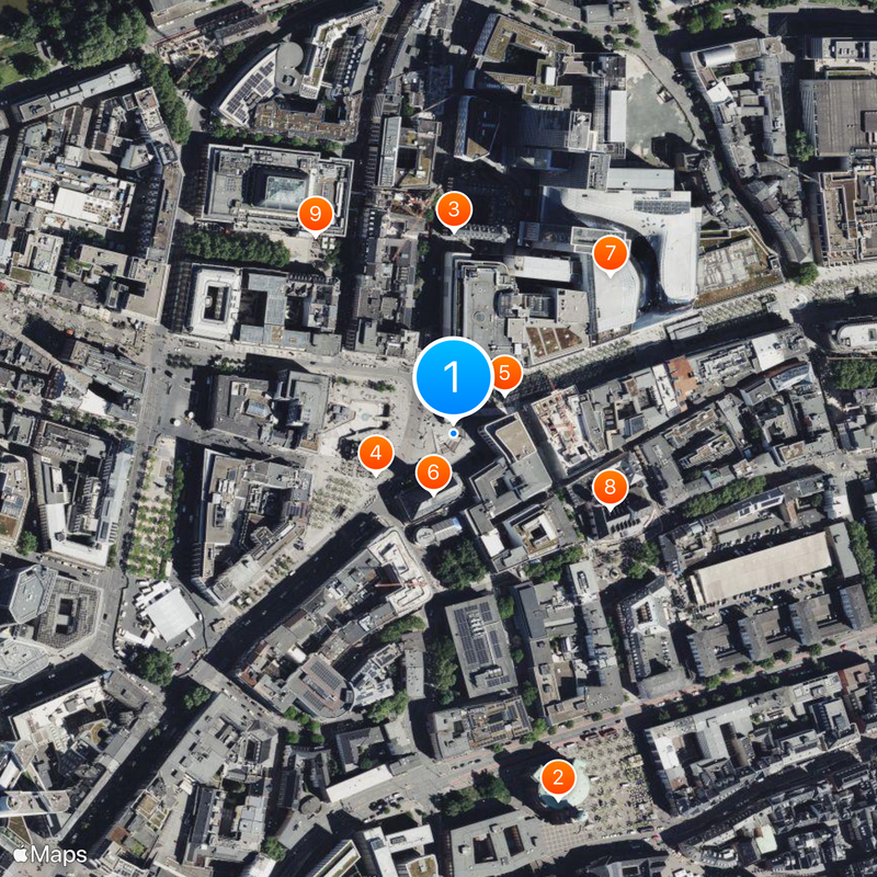 Metro de Fráncfort del Meno Mapa