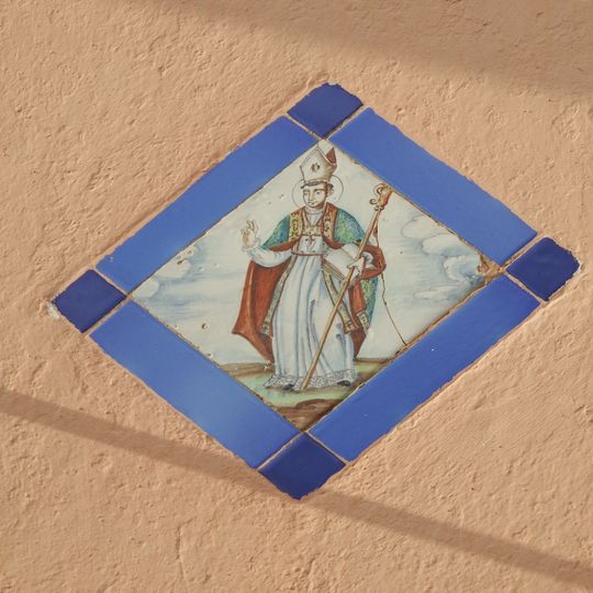 Ceramic panel of Saint Blaise or Saint Gregory, Torrent