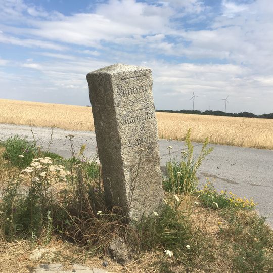 Schweinerden, Wegestein nach Siebitz