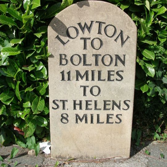 Milestone, Newton Road; Lane Head