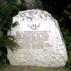 Pierre commémorative « D'Almbrüder z'Graz »