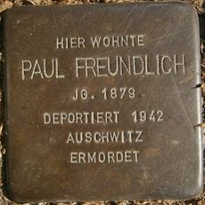 Stolperstein en memoria de Paul Freundlich