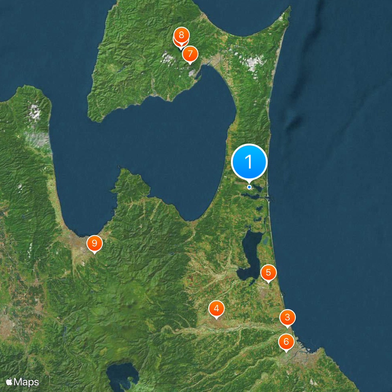 Rokkasho Reprocessing Plant Map