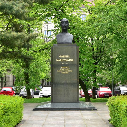 Gabriel Narutowicz Monument in Warsaw