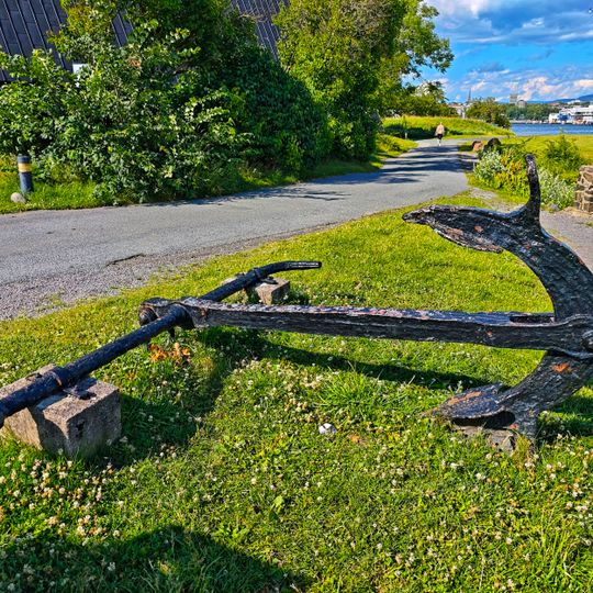 Obra de arte, escultura, âncora