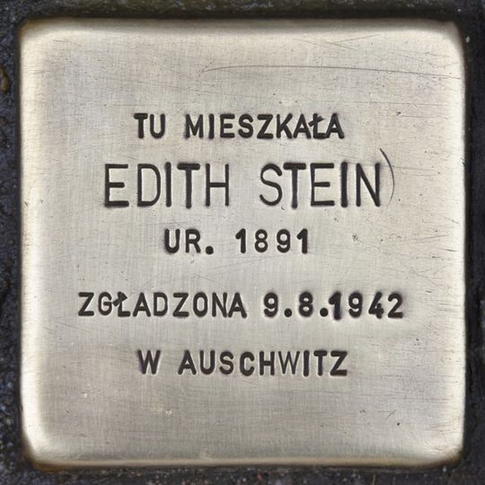 Stolperstein poświęcony Edith Stein