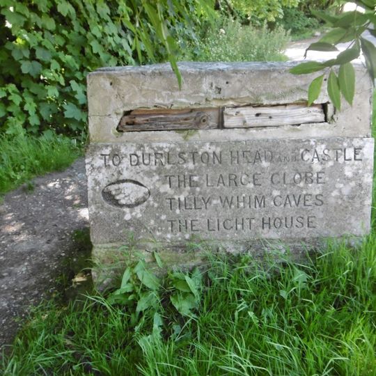 Guidestone, Durlston Road at SZ0320777951