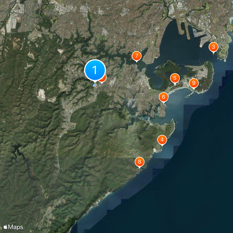 Sutherland Shire Map
