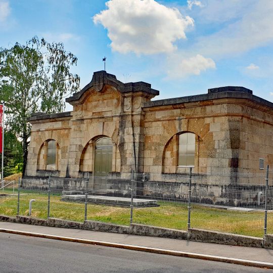 Wasserwerk, Übergangs- und Druckentlastungskammer Mauer