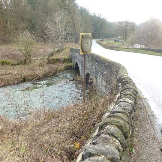 Hawley Bridge 100 metres north north east of Harthill Lodge