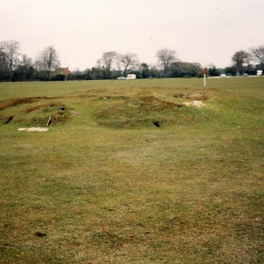 Bowl barrow 320m west of Ober House