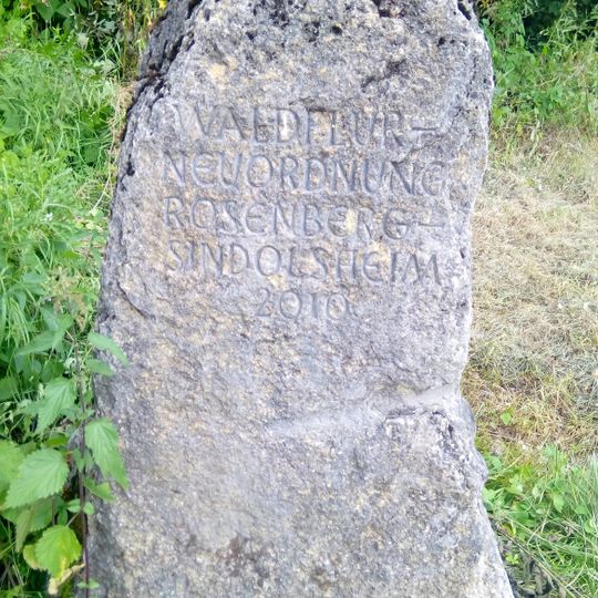 Waldflurbereinigungsstein Sindolsheim