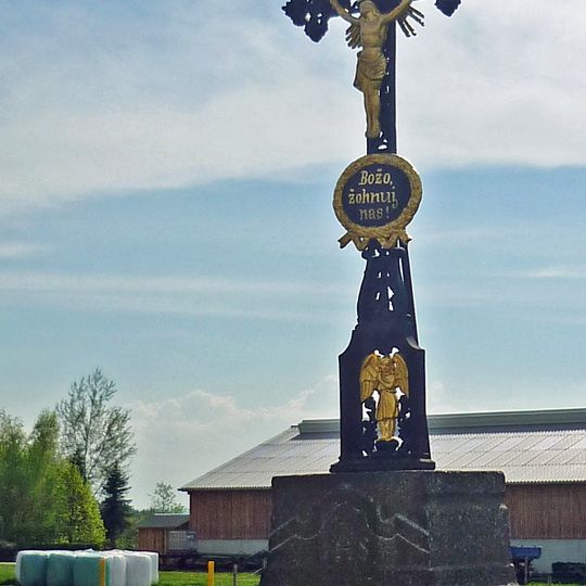 Betkreuz am nördlichen Ende von Ralbitz