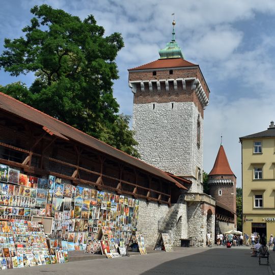 Defensive walls in Kraków