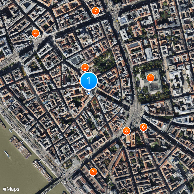 Eötvös Loránd University Map
