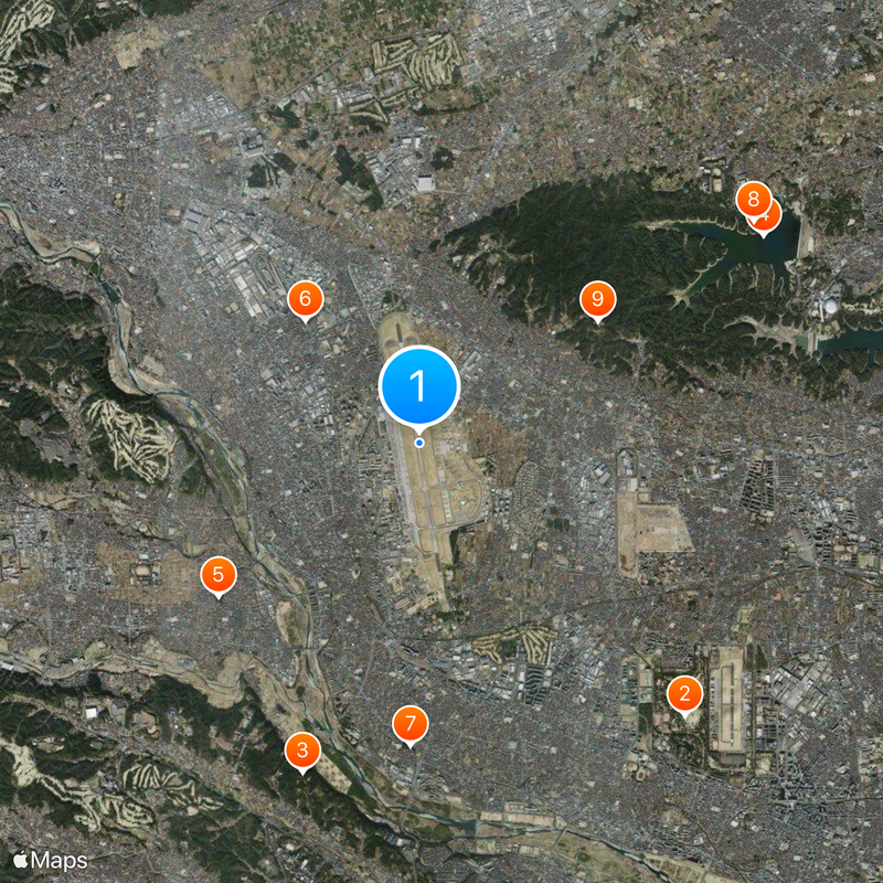 Yokota Air Base Map
