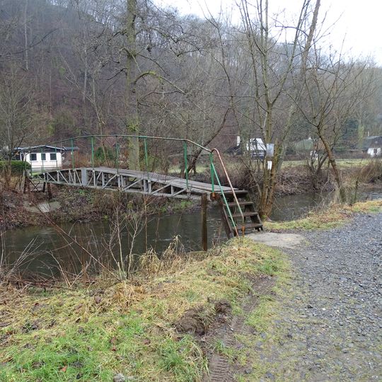 Lávka přes Kocábu u osady Havran