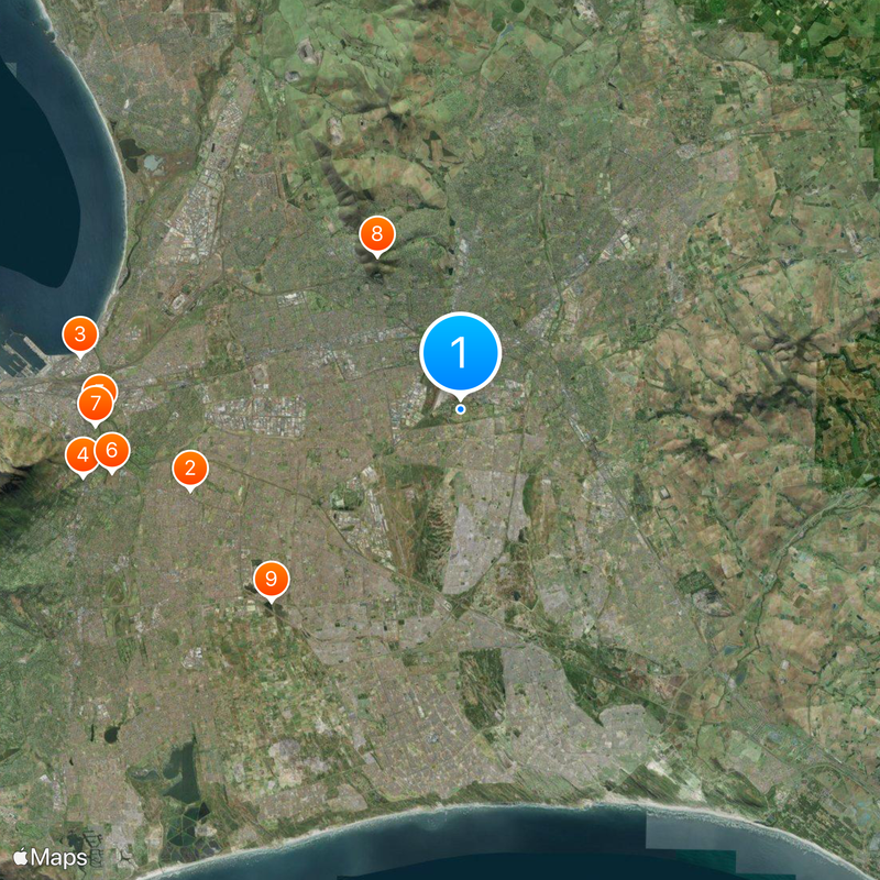 University of the Western Cape Map