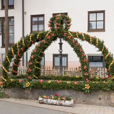 Easter fountains in Hegnenberg