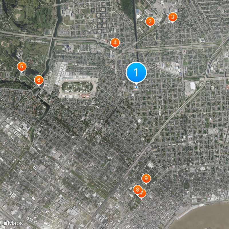 St. Augustine High School Map