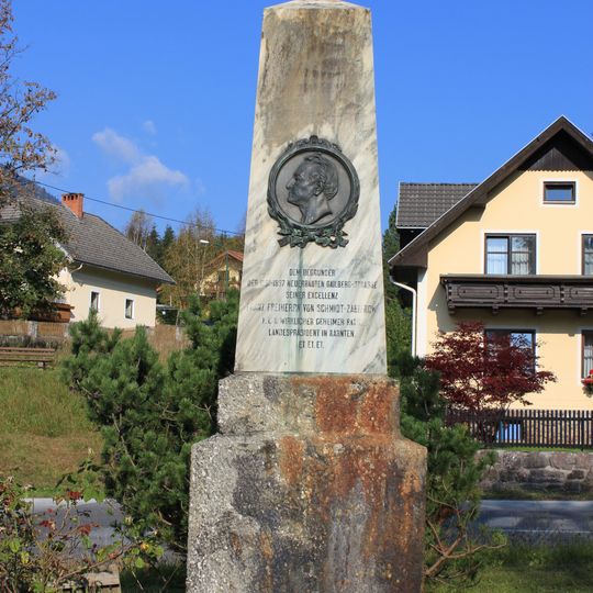 Persönlichkeitsdenkmal Franz Freiherr von Schmidt Zabierow