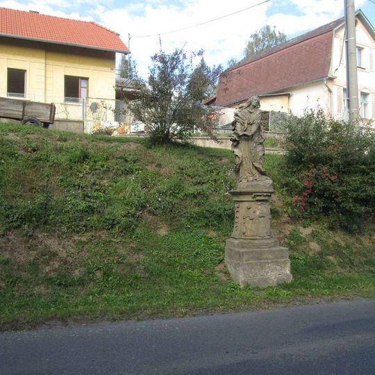 Socha Bolestné Matky Boží v Manětíně