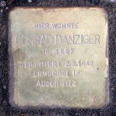 Stolperstein en memoria de Conrad Danziger