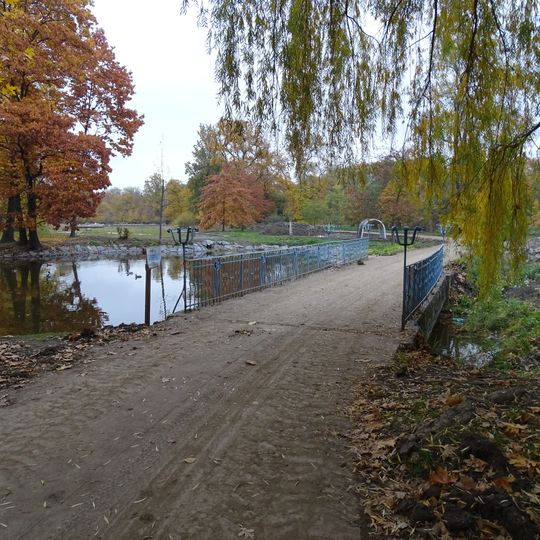 Mostek přes propojení mezi rybníkem Šestáček a Zeleným rybníkem