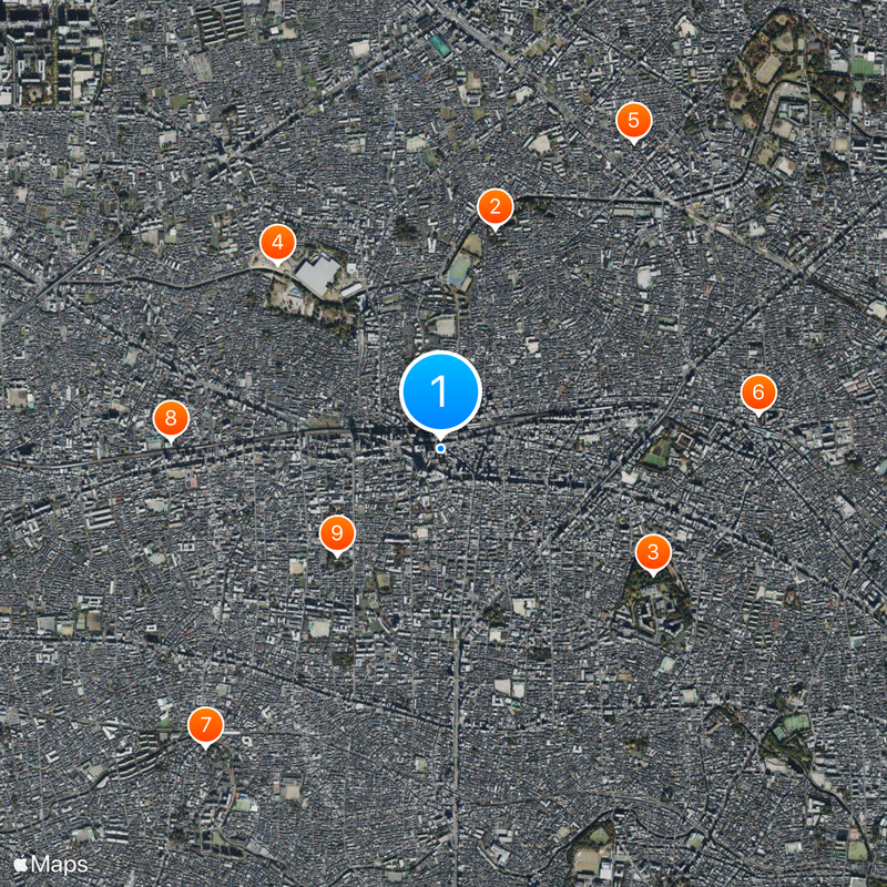 Studio Hibari Map