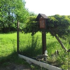 Obrázek na křížové cestě v Dýšině - 9. zastavení