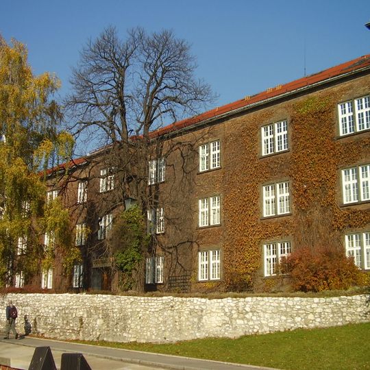 Dawny budynek szpitalny na Wawelu