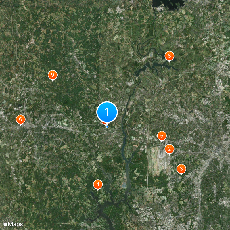 Belmont Abbey College Mappa