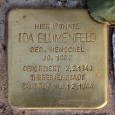 Stolperstein für Ida Blumenfeld