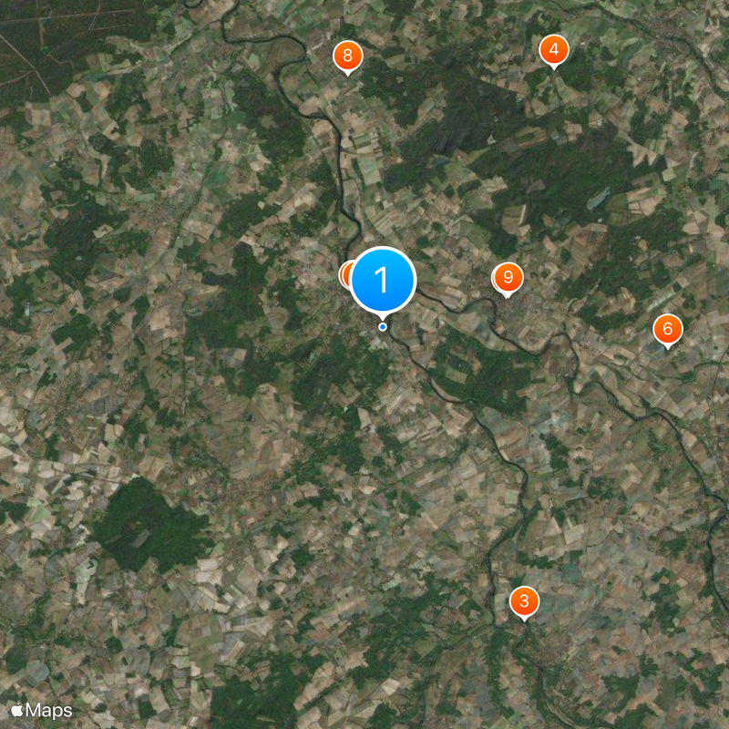 Casino de la Roche-Posay Mappa