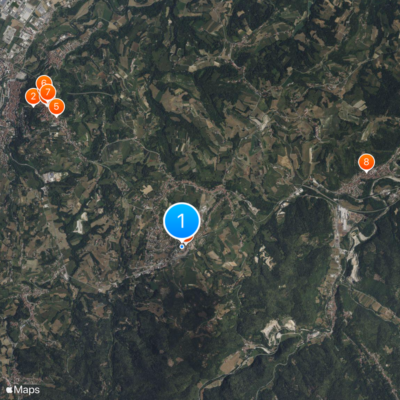 Santuario de Vicoforte Mapa