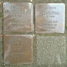Stolperstein dedicated to Julius Pohl