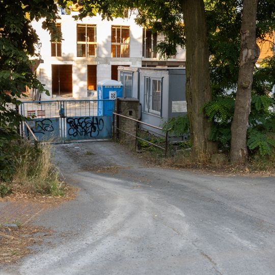 Most z ulice Dalejské přes Dalejský potok