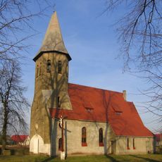 Kościół ewang., ob. rzym.-kat. Podwyższenia Krzyża Św.