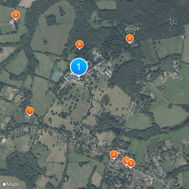 Benenden School Map