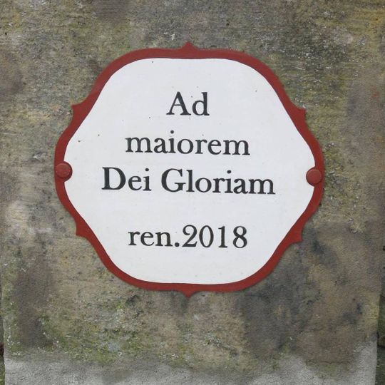 Kříž u cesty na severním okraji Krásného Studence