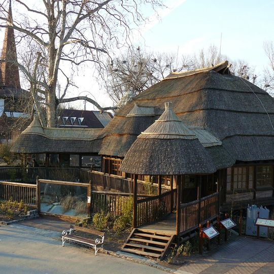Crocodile House of the Budapest Zoo