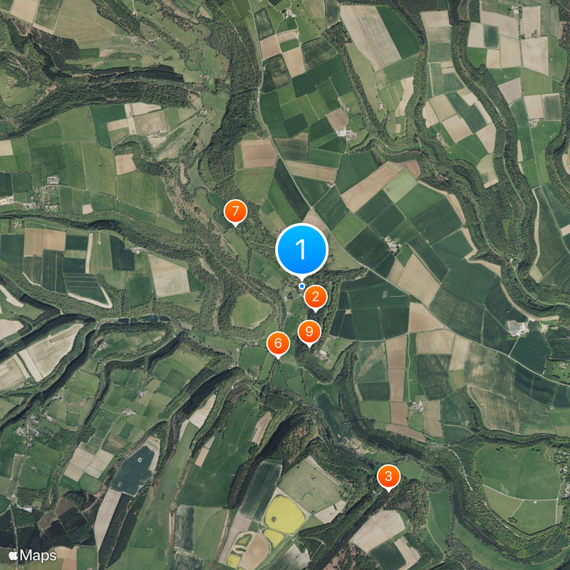 Abbaye de Rievaulx Carte