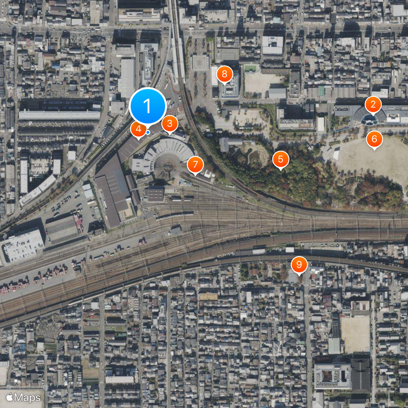 Kyoto Railway Museum Mapa